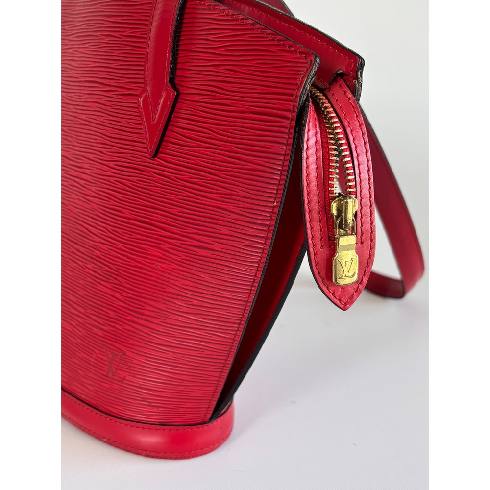 Louis Vuitton Saint Jacques PM Red Epi Leather Shoulder Bag Vintage 1998 AS0997 - Picture 10 of 10